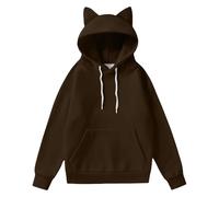 Hoodies For Women Over 50 Friendship Gifts Ladies Zipped Hoodie Xmas Sweatshirts Knitted Tank Tops Lightweight Quilted Jacket Green Sweater Cotton T Shirts Ugly Christmas Sweater Black Top