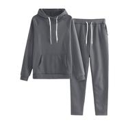 Hoodies for Women UK Cowl Neck Womens Tracksuit Sets Oversized Loose Fit Solid Color Long Sleeve Drawstring Cowl Neck Sweatshirt Top with Pockets co ords Sets for Women UK Gym Shorts
