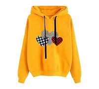 Hoodies for Women UK Green, Oversized Hoodies Casual Classic Plain Pullover Long Sleeve Sweatshirt Spring Summer Autumn Winter Ladies Sweat Hoodie Sweatshirt Hoody Hooded Tops