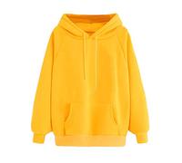 Hoodies for Women Uk Solid Color Hooded Sweatshirts Plus Size Womens Lightweight Hoodies Casual Pullover Hoodie Women's Fashion 1st Lager Offers Deal of the Day