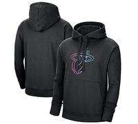 Hoodies Men Casual Clothing Miami Heat Sweatshirt Unisex Long Sleeve Basketball Outdoor NBA Casual Long Sleeve Hooded Sweater,M