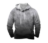 Hoodies with Ombre Color Effect Men's Trendy Hoodie Showcasing Head Cover Detail and Motion Inspired Design Breathable Sweatshirt Unique Hooded Sweatshirts Blouse Alternative for Artistic Wardrobe