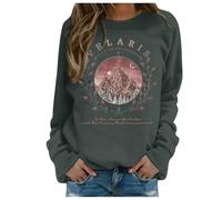 Hoodies Y2K for Women Acotar Velaris Sweatshirt City Of Starlight Lightweight Pullover Top Bookish Long Sleeve Clothes