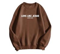 Hoodies Y2K for Women Christian Sweatshirt Jesus Loves You Sweatshirt Jesus Is King Hoodie Jesus Faith Shirts Religious God Pullover 2024 Fall