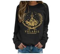 Hoodies Y2K for Women Velaris City Of Starlight Sweatshirt - Acotar Sarah J Maas A Court Of Thorns And Roses Sweater 2024 New