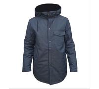 HoodLamb Men's Heather Navy Hemp 2-1 Windbreaker 420 MWJ014 Medium NWT