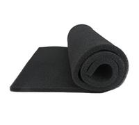 Hoods Carbon Air Filter Purifiers for Range Activated Exhaust Fans Grease Pad - 1m Absorbing Foam Sponge Sheet Cut-to-Size Air and Black
