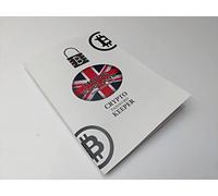 Hooe England Crypto Password Keeper Paper Seed Phrase Storage 25 Passphrase Backup & Recovery Booklet, 24 Pages, A4 (148mm x 210mm)