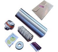 Hooe England Crypto Seed Storage Stainless Steel Capsule Washer Metal Wallet Punchable or Etchable Plate For Offline Bitcoin Ethereum Cryptocurrency Phrase Mnemonic Backup Recovery Word