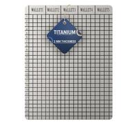 Hooe England Titanium Plate Seed Phrase Storage for 5 Wallets (Plate Only)