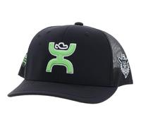 HOOEY Austin Gamblers Men's Snapback Trucker Hat, Black, One size