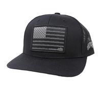 HOOEY Liberty Rope Adjustable Trucker Hat, Black, One size