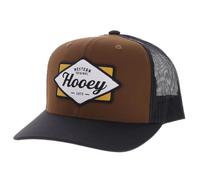 HOOEY Men's Diamond Adjustable Snapback Hat, Multicolored - Brown/Black, One size
