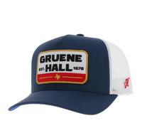 HOOEY Men's Gruene Hall Adjustable Snapback Hat, Navy/White, One size