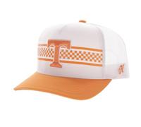 HOOEY Men's University of Tennessee Officially Licensed Collegiate Adjustable Snapback Hat, White/Orange - T Logo, One size