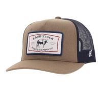 HOOEY Rank Stock Adjustable Snapback Mesh Back Trucker Hat