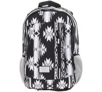 HOOEY Rockstar 20L Backpack - Lightweight, Durable Daypack for Commuting, Travel, & Outdoor Use, Black/Grey Aztec, 18" x 12.5" x 5.5", Backpack