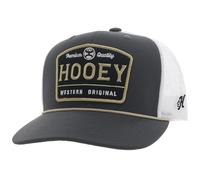 HOOEY Trip Adjustable Snapback Mesh Back Trucker Hat, Charcoal/Grey, One size