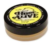 Hoof-Alive Natural, dressing penetrates hoof wall and living tissue, promotes strong, healthy hoof, helps heal water and quarter cracks, non-irritating, petroleum free.