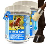 Hoof Balm Horses with Walnut Oil 2 x 1000 ml Hoof Care for Horses I Huffett Horses Healthy Hooves I Hoof Resistant Against Dry Hooves Jet Rot Perd I Hoof Ointment for Horses and Horses Accessories for