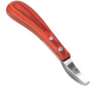 Hoof Cutter Double-Edged Hoof Trimming Cutter Equine Grooming Loop Oval Hoof Shears Non Slip Wooden Handle Horse Farrier Tool Hoof Cutter for Cow Horses