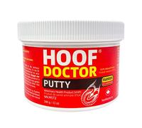 Hoof Doctor Putty - White Line | Wall Separations | Old Nail Holes | Thrush - 100% All-Natural Hoof Care Product - Birch Bark Extract, Betulin, Omega-3 (340 g)