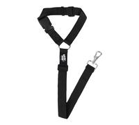 Hoof n Paw Dog Headrest Car Seat Belt - Adjustable Length Fit Both Large & Small Dogs - Universal Design Fit All Car Headrest - Strong Nylon Webbing - 10 Colours (Black)