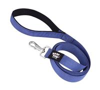 Hoof n Paw Training Lead For Dogs, Premium Nylon Puppy & Dog Lead, Padded Handle, Comfortable & Easy to Use Leash, For Small, Medium & Large Dogs (Blue, 1.8 metre (6 ft))
