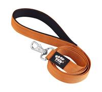 Hoof n Paw Training Lead For Dogs, Premium Nylon Puppy & Dog Lead, Padded Handle, Comfortable & Easy to Use Leash, For Small, Medium & Large Dogs (Brown, 1.2 metre (4 ft))