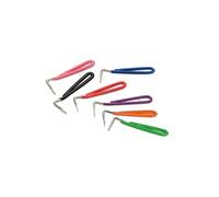 EZI-GROOM Black Pear Shaped Hoof Pick - One Size