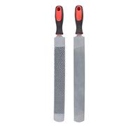 Hoof Rasp, Farrier Tools 14 Inch Carbon Steel Trimming File with Rubber Handle Heavy Duty Dual Sided Horseshoe Sharpener for Horses Cattle Goats Donkeys