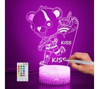 Hoofun Cuddlle Team Leader 3D LED Illusion Lamp - DIY Night Light with 16 Colour Changing Modes & Remote, Custom Artwork for Bedroom Decor, Unique Birthday/Christmas Gifts for Teens, Men, Boyfriends