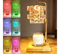 Hoofun RGB Candle Warmer Lamp with Timer: Adjustable Height & 16 Custom Colours, Dimmable Electric Wax Melt Heater for Candles, Aesthetic Home Decor Gifts for Women, Birthday & Housewarming