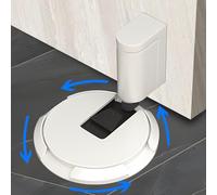 HOOFUS No Magnetic Mechanical Door Stopper,Adjustable Door Holder, for Door Gaps up to 0.75 Inch in Height,Windproof Door Stop,Nail Free or Screws (Ceramic White, for Within 3/4 Inch High DoorGaps)