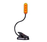 hooga Amber Book Light, Blue Light Blocking - Dual Mode Rechargeable Night Reading Light, 1600K Amber and 625nm Red for Reading in Bed at Night. Gift for Students, Kids, Travel, Study.
