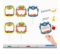 HOOJOJO Dyslexia Aids Monster Shape Letter Game Dyslexia Tools for Kids Guided Reading Strips Tools for Classroom Homeschooling Teacher Supplies