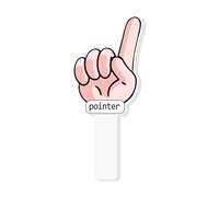 HOOJOJO Finger Pointer Felt Pointer Finger Stick Teacher Pointer Stick Dyslexia Reading Aids Elementary School Kindergarten Teacher Supplies