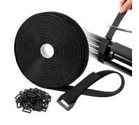 Hook and Loop - 6 Metres Strong Self Adhesive Tape for Organization, Large Cable Strip - for Family, Friends, Sports, Home, Indoor and Outdoor