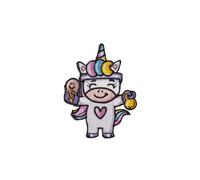 Hook and Loop Back Embroidered Patch - Unicorn - Patch for Cross Training Gym Backpacks and Vests (Unicorn)