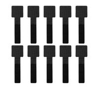Hook and Loop Cable Ties,10 Pcs Adjustable Reusable Self Gripping Adhesive Straps,Home Office Accessories | For Under Office Home Kitchen Shelf Bedside Cabinet