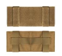 Hook and Loop ID Display Panel Adapter for Tactical Morale Patches Badges Backpacks Vests Bags Bridge Patch Panels (Tan)