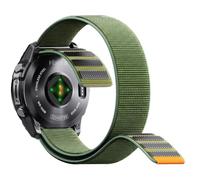 Hook and Loop Nylon Strap for Garmin Fenix 5X/6X/7X Pro, Replacement Strap | One-Piece Loop Design,Compatible with Garmin Fenix 8 51mm,Durable & Breathable Nylon,Adjustable Hook-and-Loop Closure