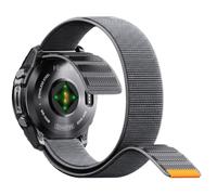 Hook and Loop Nylon Strap for Garmin Fenix 5X/6X/7X Pro, Replacement Strap | One-Piece Loop Design,Compatible with Garmin Fenix 8 51mm,Durable & Breathable Nylon,Adjustable Hook-and-Loop Closure