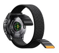 Hook and Loop Nylon Strap for Garmin Fenix 5X/6X/7X Pro, Replacement Strap | One-Piece Loop Design,Compatible with Garmin Fenix 8 51mm,Durable & Breathable Nylon,Adjustable Hook-and-Loop Closure