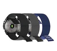 Hook and Loop Quick 22mm Nylon Ultralight Sport Watch Band for Garmin Fenix 8 47mm/Fenix 7/7 Pro/6/6 Pro/5/5Plus, UltraFit Strap for Forerunner 965/955/945/Approach S62/S70/tactix 8 47mm/Instinct 2
