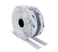 Hook and Loop Self Adhesive Tape Compatible with 3M 25MM x 6M 9448A Sticky Back Interlocking Nylon Fabric Fastener Heavy Duty Adhesion Strip Tape White
