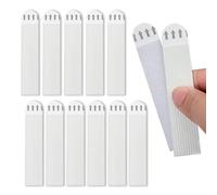 Hook and Loop Sticky Back - Improved loading capacity, sticky back hook and loop strips, Flexible application design: this 12 pieces without punching