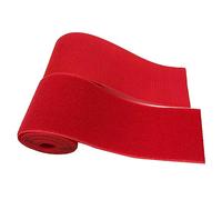 Hook and Loop Strip, Nylon Strips Fabric, Sew On Hook and Loop Tape 100mm Multicolor Pack of 2 Rolls 1-5 Yards(Red,100MM x 1 Yards)