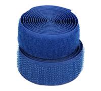 Hook and Loop Strip Tape, Sew On Hook and Loop Tape 20mm Multicolor 2 pcs(Blue,20MM x 10 Yards)