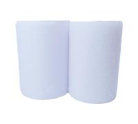 Hook and Loop Strip Tape, Sew-On Hook and Loop Tape Multicolor 100mm x 1-5 Yards Pack of 2(White,100MM x 2 Yards)